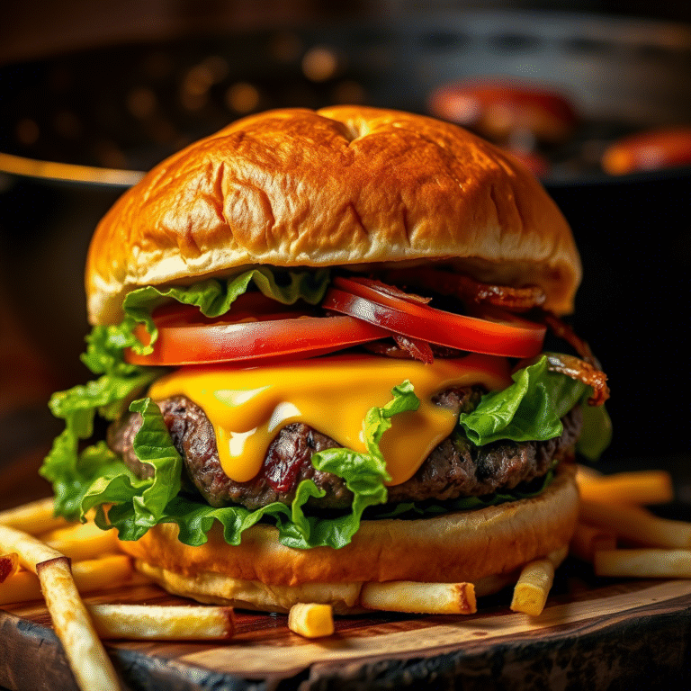 Chef’s Secret: The Ultimate Juicy Beef Burger (Coffee-Rubbed!)