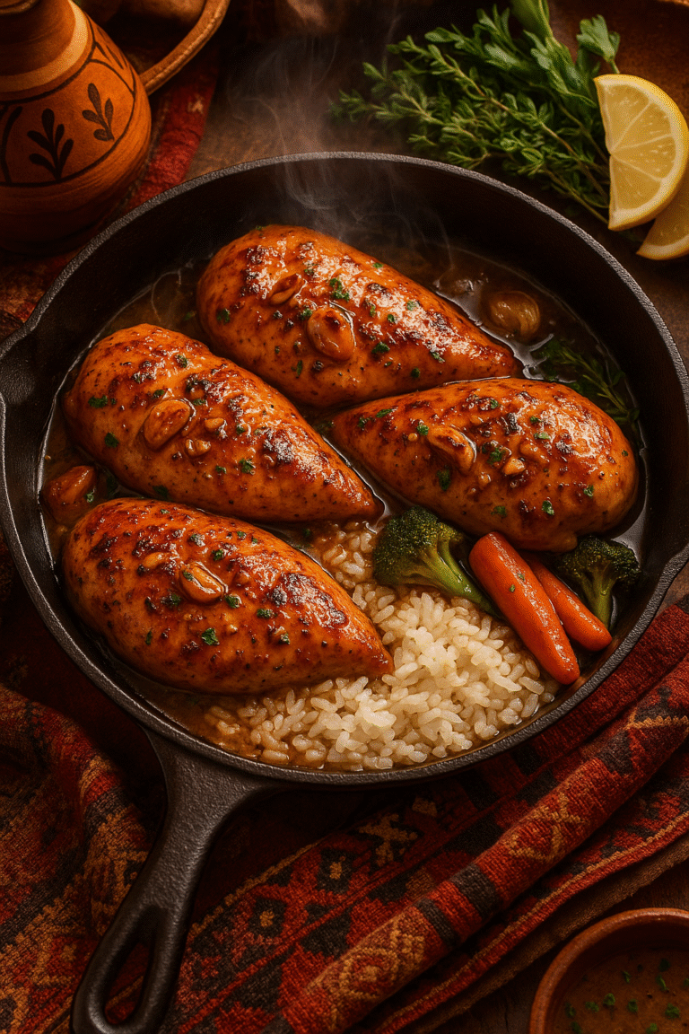 Restaurant-Style Garlic Butter Chicken in 30 Minutes!
